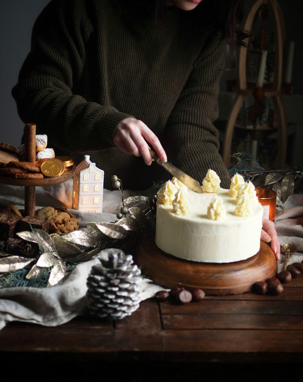 Winter Wonder Chocolate Cake